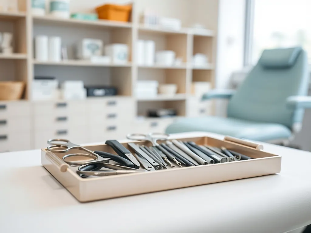 Podstawowe narzędzia w pracy podologa